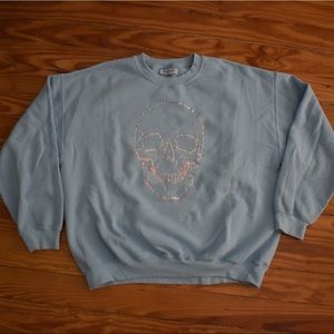 Blue Skull sweatshirt